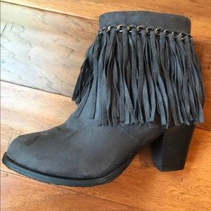 Grey Pierre Dumas Booties